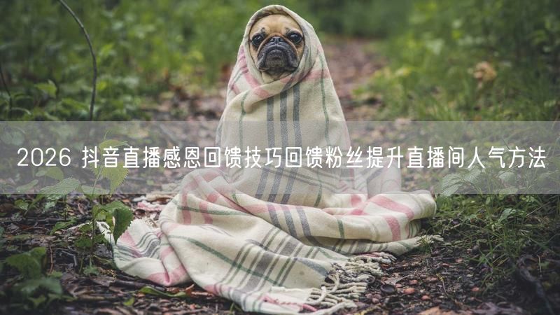 2026 抖音直播感恩回馈技巧回馈粉丝提升直播间人气方法