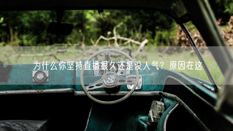 为什么你坚持直播很久还是没人气？原因在这