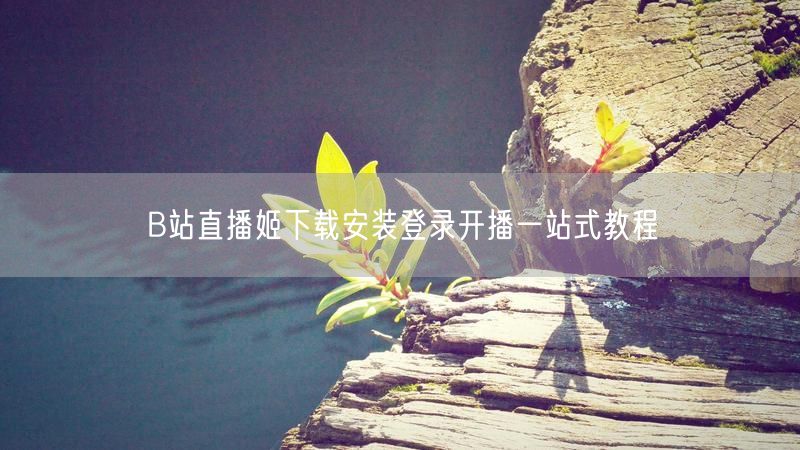 B站直播姬下载安装登录开播一站式教程