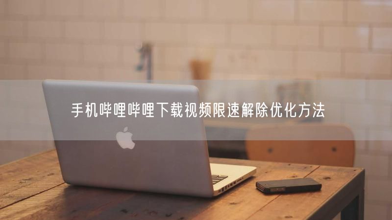 手机哔哩哔哩下载视频限速解除优化方法