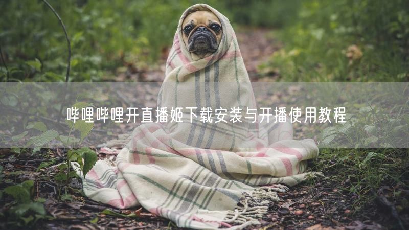 哔哩哔哩开直播姬下载安装与开播使用教程