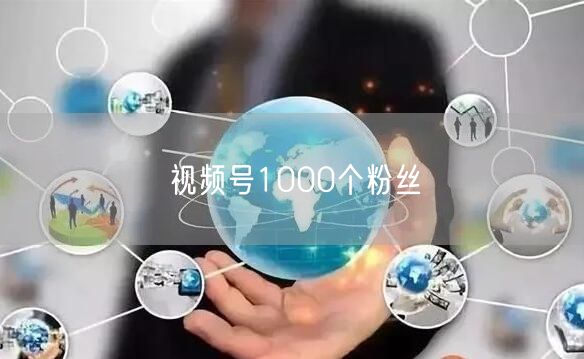 视频号1000个粉丝