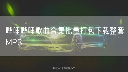 哔哩哔哩歌曲合集批量打包下载整套MP3